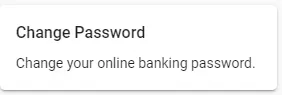 Update Password Box